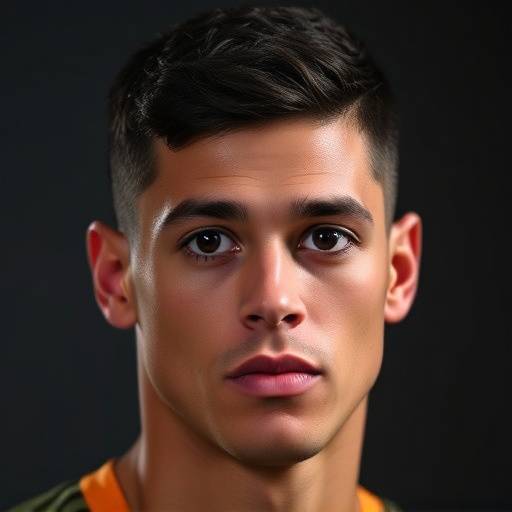 Headshot of Javier Hernandez, a sound design expert and instructor, looking thoughtfully into the camera