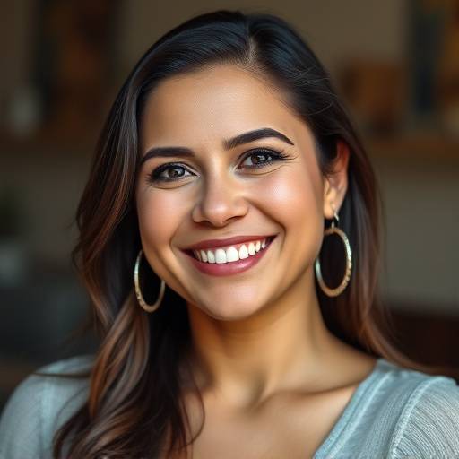 Portrait of Maria Hernandez, an alumna of Directing Mastery Academy, smiling confidently