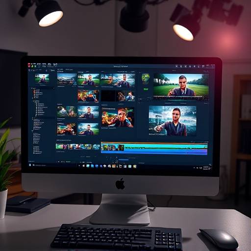 Various editing softwares on a computer screen, representing Post-Production Techniques course